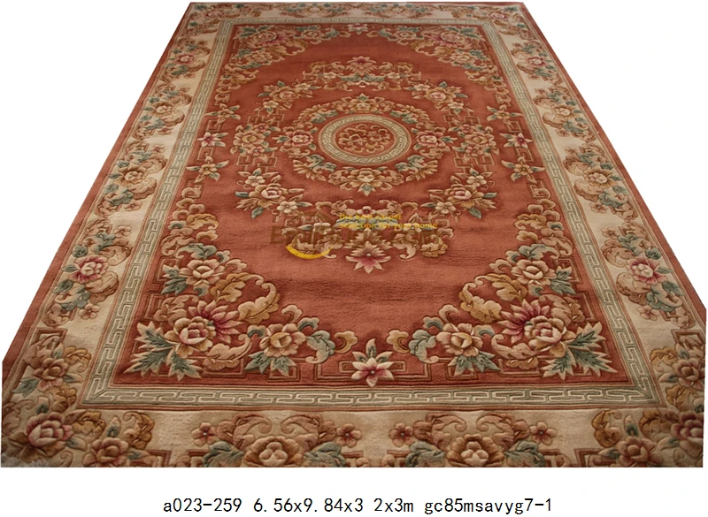 Современный ковер savonnerie, тканый, для вязания стен, для гостиной, спальни, Круглый, в юго-западном стиле, для вязания - Color: a023-259 6.56x9.84