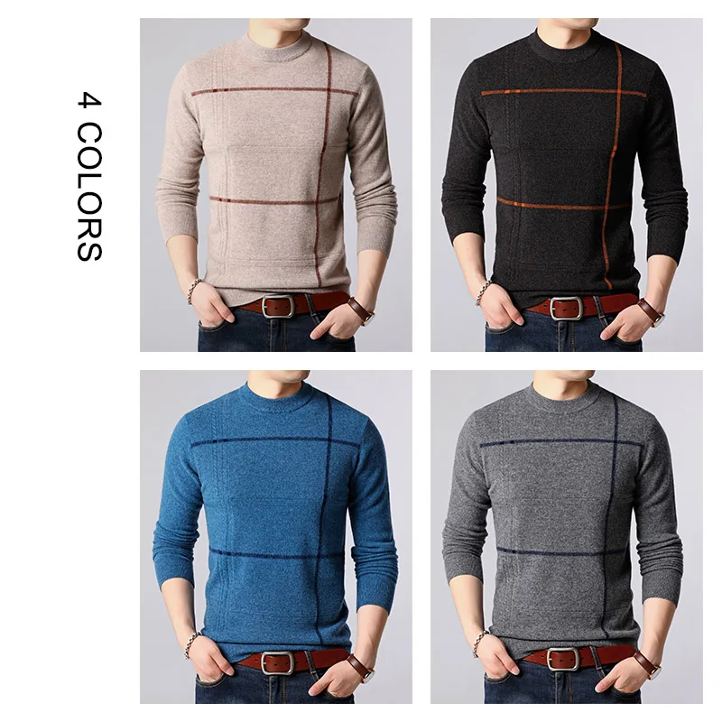 COODRONY Brand Sweater Men 100% Merino Wool Pullover Men Winter Thick Warm Sweaters Soft Cashmere Casual O-Neck Pull Homme 93042 COODRONY Brand Sweater Men 100% Merino Wool Pullover Men Winter Thick Warm Sweaters Soft Cashmere Casual O-Neck Pull Homme 93042