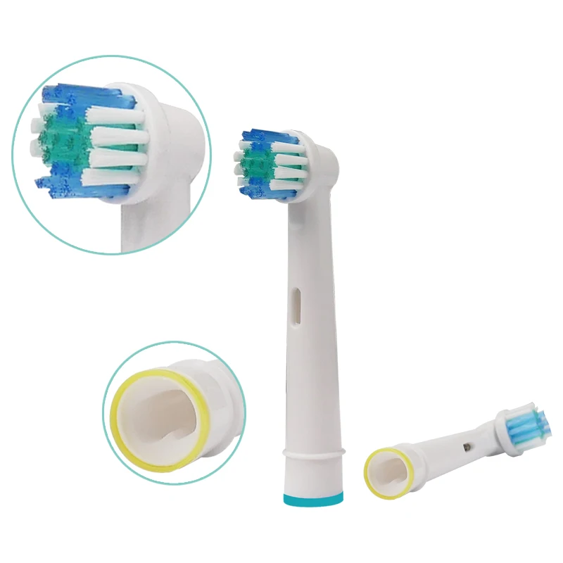 4pcs Oral B Toothbrush Replacement Heads for Braun Toothbrushes Vitality Sensitive Teeth Cleaning Nozzles Dental Care