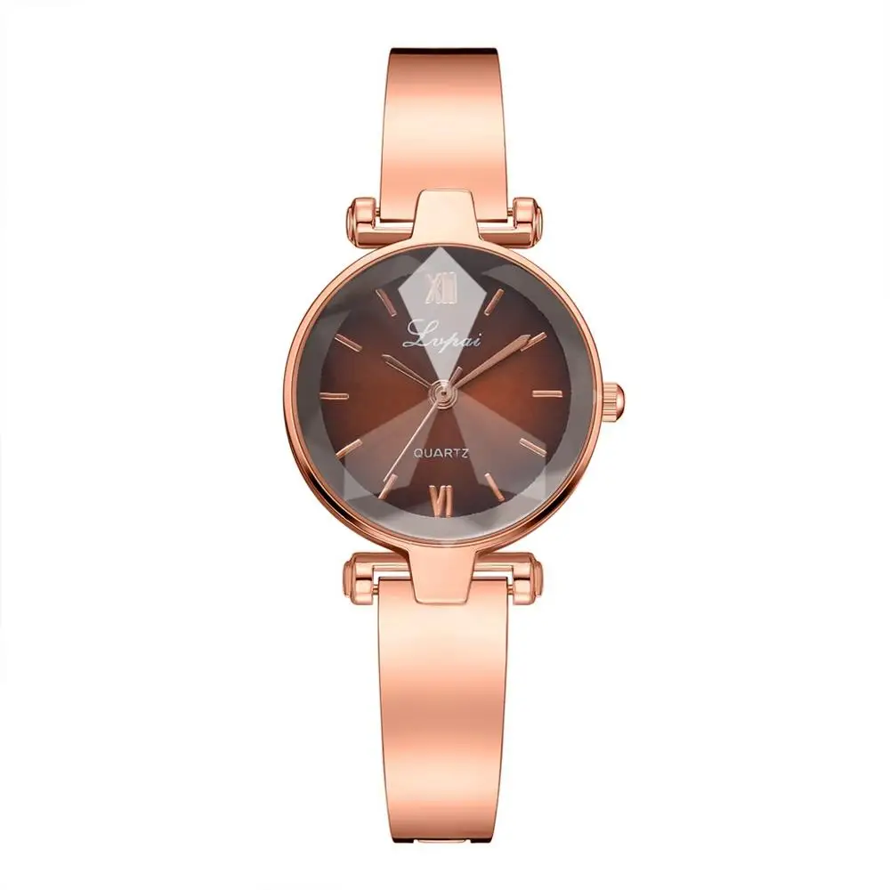 A Reloj Mujer элегантный браслет часы, женские наручные часы со стразами Нержавеющая сталь ремень женские кварцевые часы Relogio Femino - Цвет: A