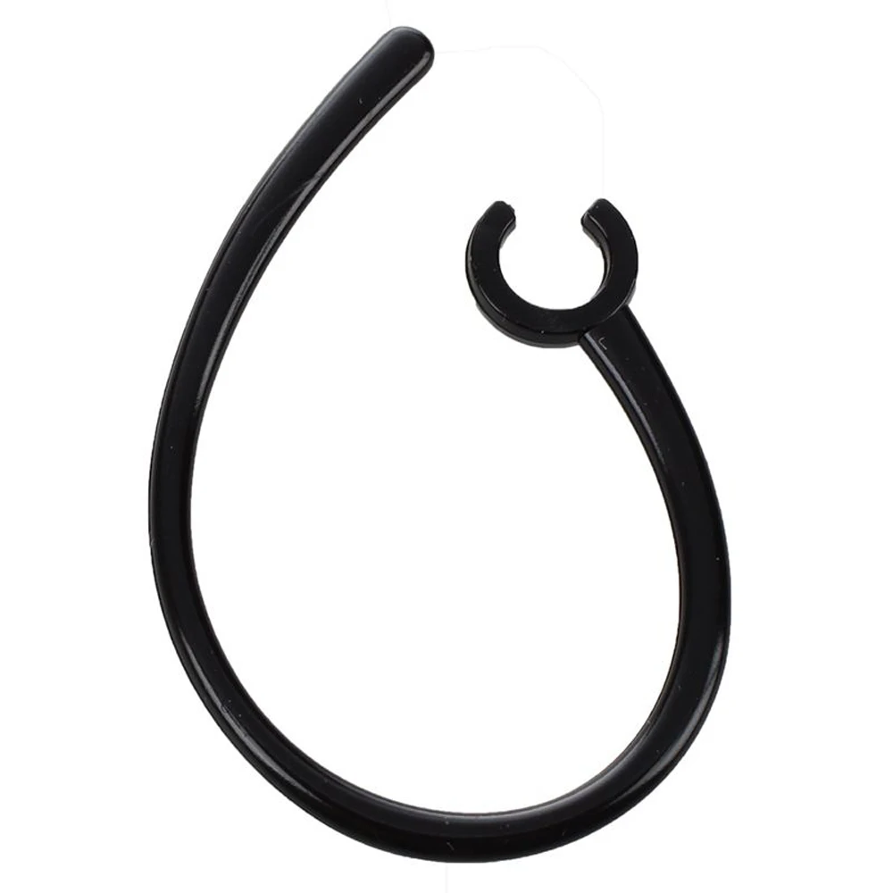 5ks earhook precházíte 6.0mm Bluetooth náhlavní černá plastový ucho klip čepice rukáv guma prsten ucho hák sluchátko příslušenství