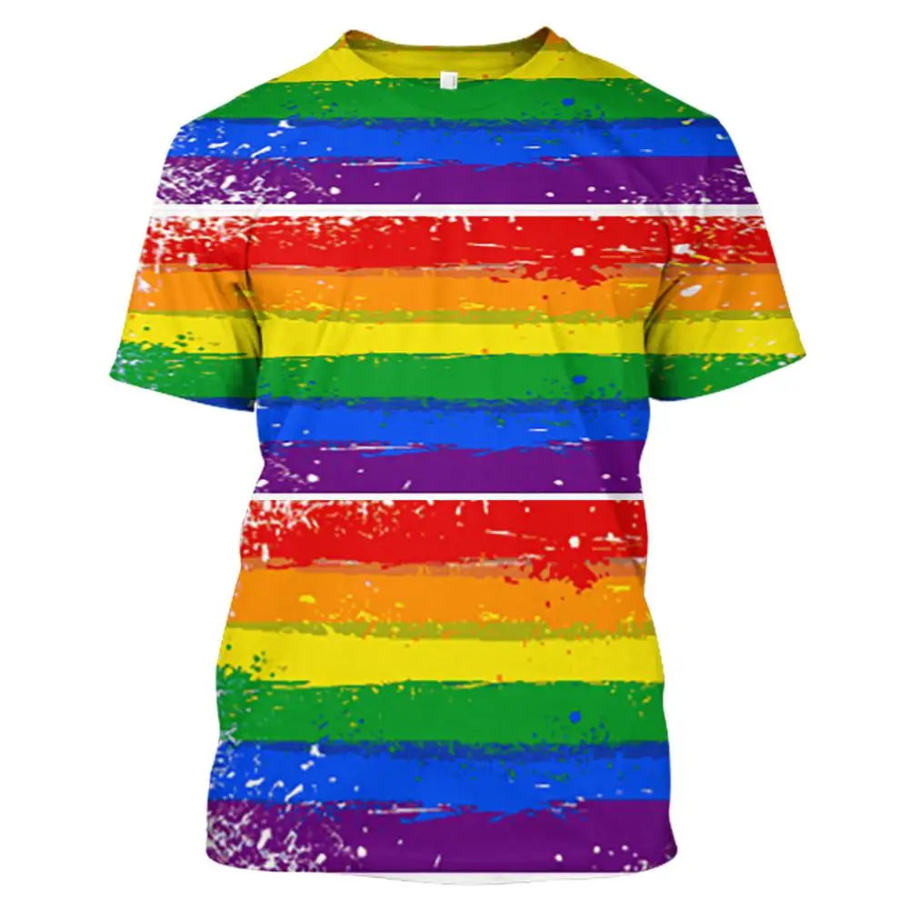 LGBT новая 3D печать серия gilber Baker Радуга Флаг Дизайн Повседневная мода для мужчин и