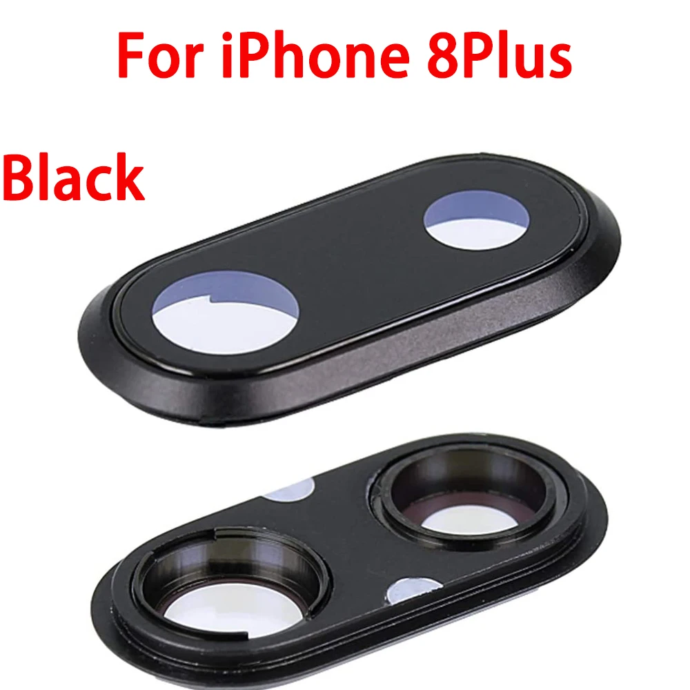 Back Rear Camera Lens Glass Cover With Frame Replacement Part For iPhone 6 6s 6Plus 6sPlus 7 7Plus 8 8Plus moment phone cases Lenses