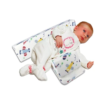 

Soft Baby Bolster Cartoon Printing Sponge Padding Long-Short Pillow with Adjustable Mat for Infant Boys/Girls 0-6 Months