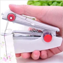 1pc Portable Mini manuel Machine à coudre Simple opération outils de couture tissu à coudre pratique couture outil