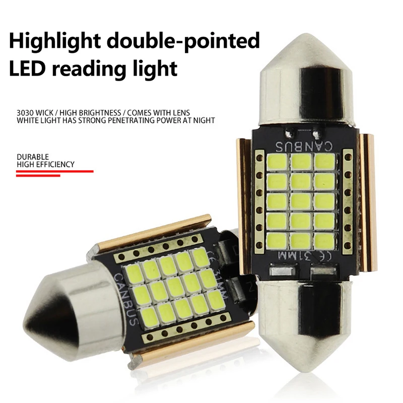 

Festoon 31mm 36mm 39mm 41mm LED Bulb C5W C10W C3W Super Bright Car Dome Light