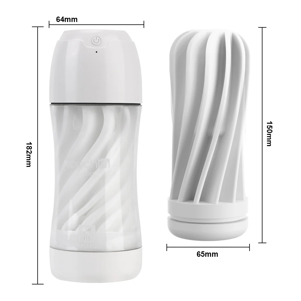 Vibrating Male Masturbation Cup With Vacuum Suction And Texture_voghion.com