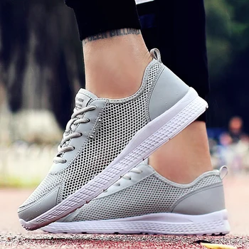 

New 2020 Walking Shoes for Adult Sneakers Men Shoes Summer Breathable Outdoor Man Casual Shoes Footwear Lightweight Shoes