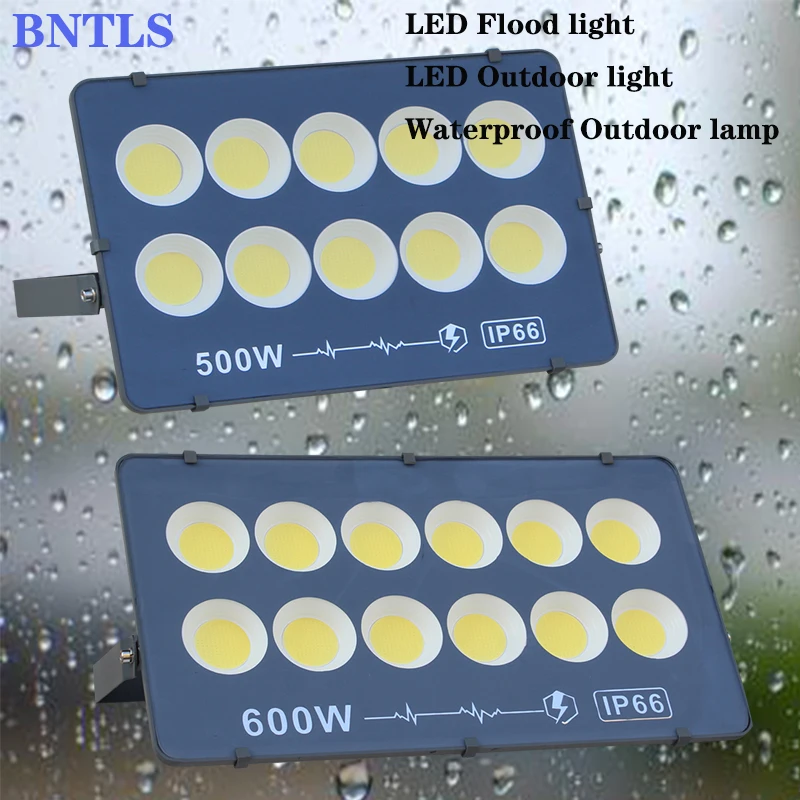 50w led light Ultrathin LED Flood Light 600W 500W 400W 300W 200W 100W LED Floodlight IP65 Waterproof 220V 110V LED Spotlight Outdoor Lighting 300w led flood light