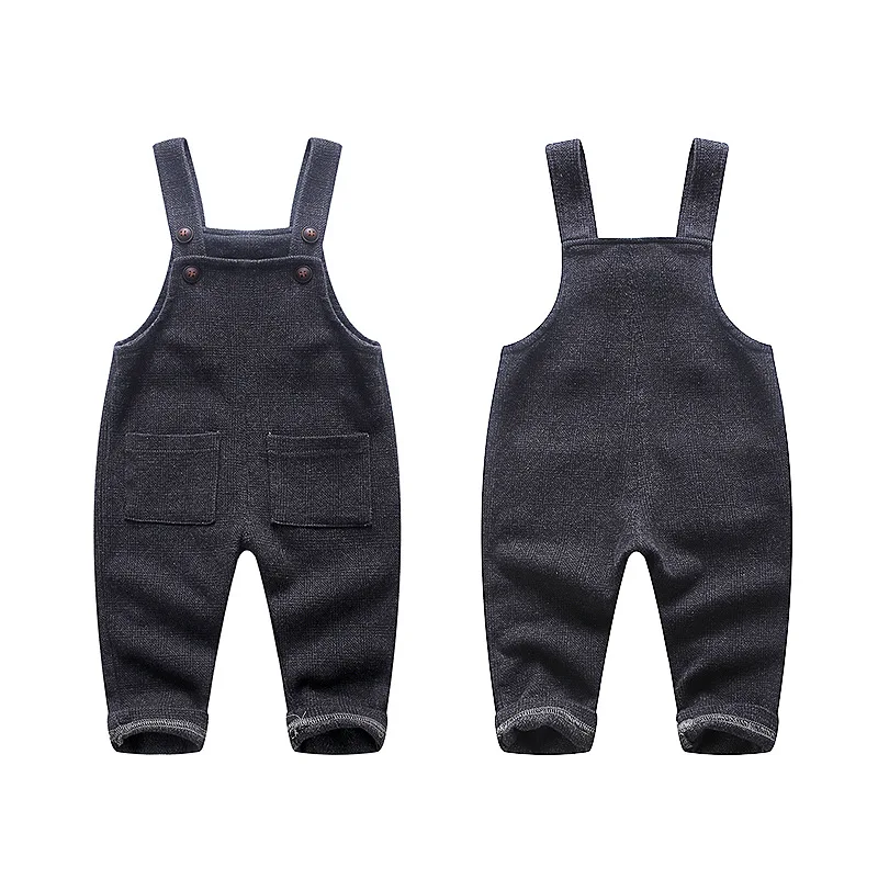 style 1 Осенние комбинезоны для малышей Новинка года, повседневные штаны в Корейском стиле для девочек штаны на лямках для маленьких мальчиков возрастом до 4 лет комбинезоны в полоску для малышей - Цвет: style 1