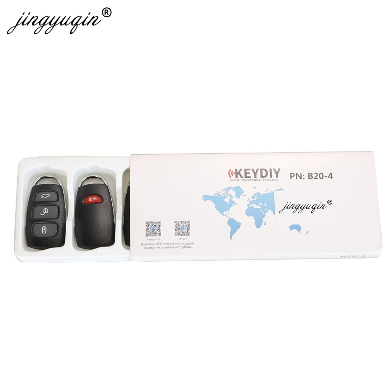 Jingyuqin B20 4 кнопки KD Keydiy удаленный ключ для KD900 URG200 kdbox мини KD машина универсальный пульт дистанционного управления