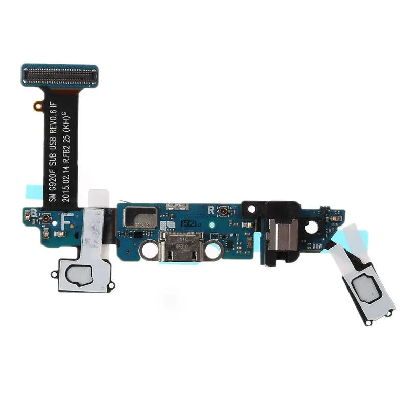 

Replacement Flex Cable Headphone Jack Microphone USB Port Charging Socket Dock Connector for Samsung Galaxy S6 G920F
