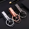 Men Waist Hanging Anti-lost Double Ring Removable Key Chain Keychain Metal Double Keyring Auto Pendant Key Holder Accessories ► Photo 2/6