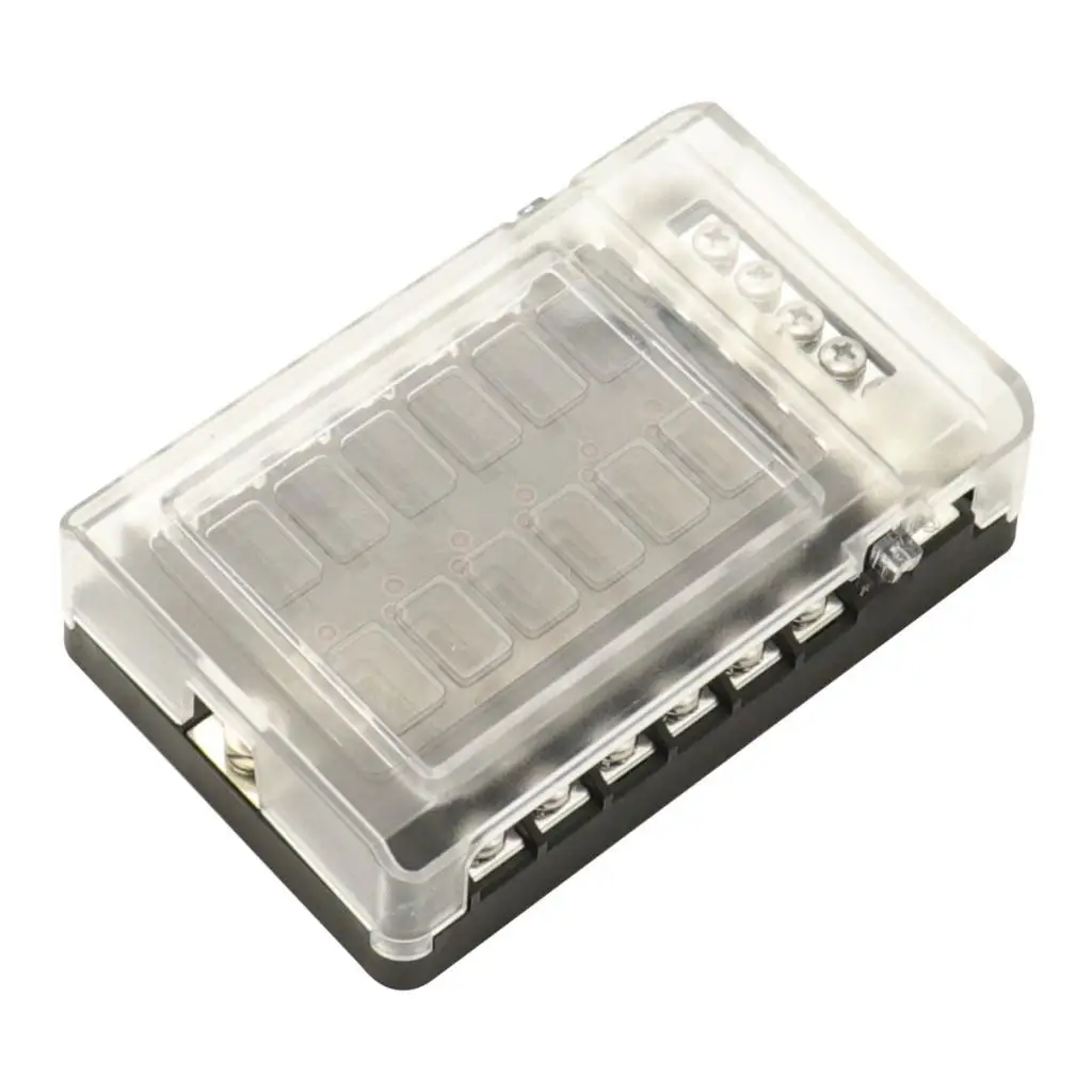 12 Way Blade предохранитель блок держатель светодиодный индикатор 12V 32V Лодка