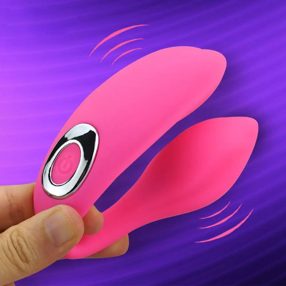 Силиконовый вибратор для клитора, USB, Стимулятор клитора, 10 скоростей, двойной вибратор, вибрация точки G, секс-игрушка для взрослых, для женщин