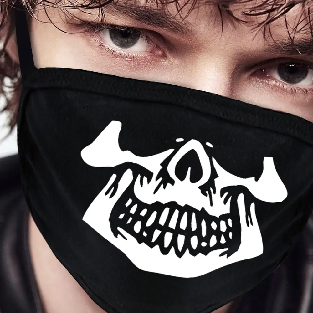 1pcs fashion luminous unisex mouth mask for kids teens men women