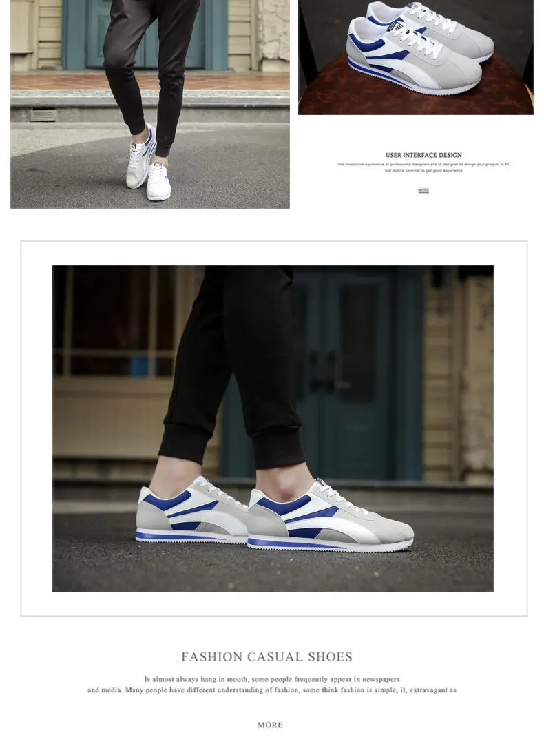 Autumn men's shoes Korean version of the trend of wild sports shoes casual shoes men's Agan shoes students running tide shoes