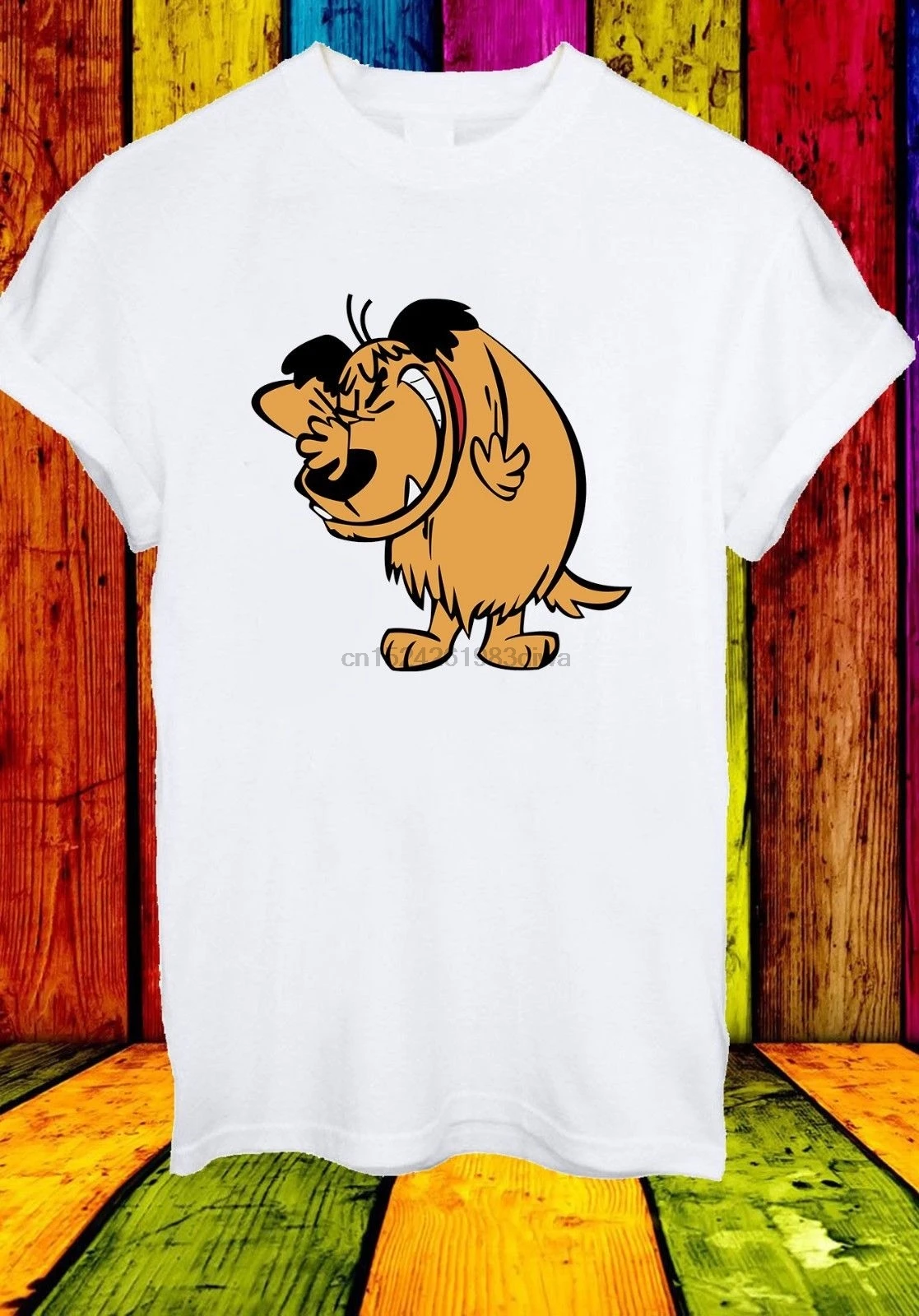 Muttley собака улыбка Mumbly Wacky гонки Забавный Мультфильм Мужчины Женщины унисекс