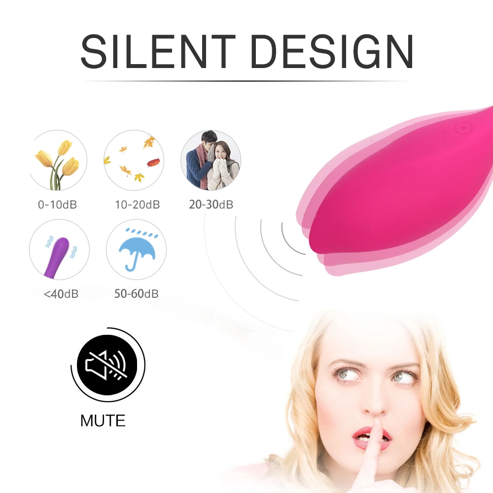 Clitoris Stimulate Vibrator For Adult Wireless Remote Silicone Bullet Eggs Vibrator Rechargable Vaginal Balls Sex Toys for Woman (8)