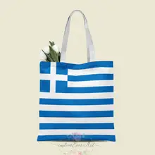 Греческая сумка на заказ, холщовые сумки-шопперы для женщин для учителя, сумки на день рождения, Подарочная сумка, персонализированные подарки