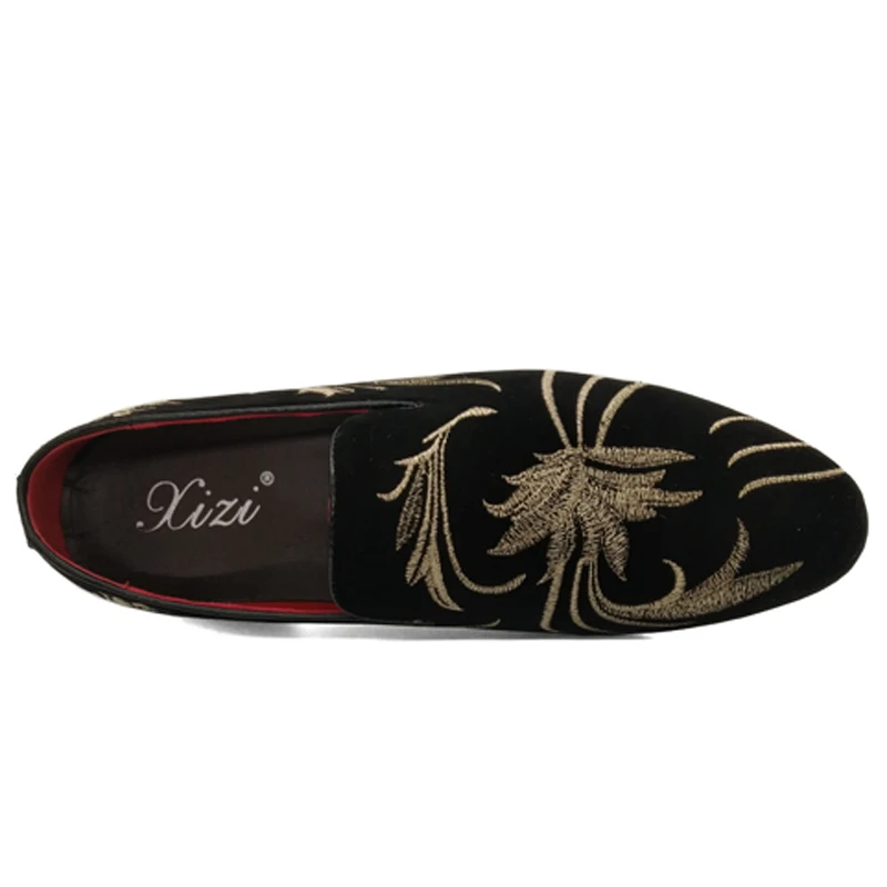 Мужские деловые туфли XIZI кожаные модельные на плоской подошве с острым носком