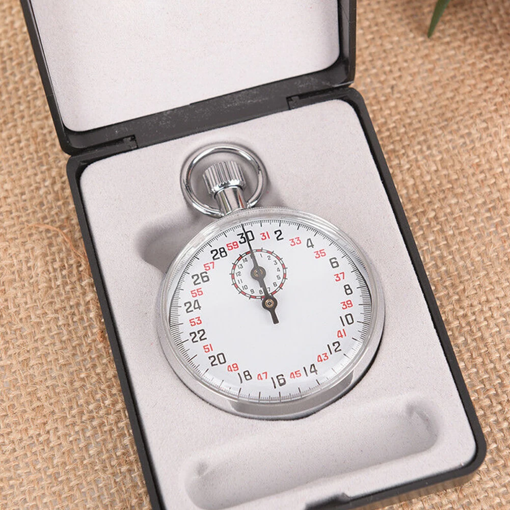 SXJ504 Accessory Running Timer Durable Mechanical Stopwatch Handheld Digital Sports Chronograph Outdoor Athletics Alarm Round