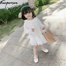 Детские платья для девочек, кружевное платье принцессы с длинными рукавами и цветочным рисунком одежда для маленьких девочек Весенний костюм для маленьких детей Vestidos, для детей возрастом от 3 до 7 лет