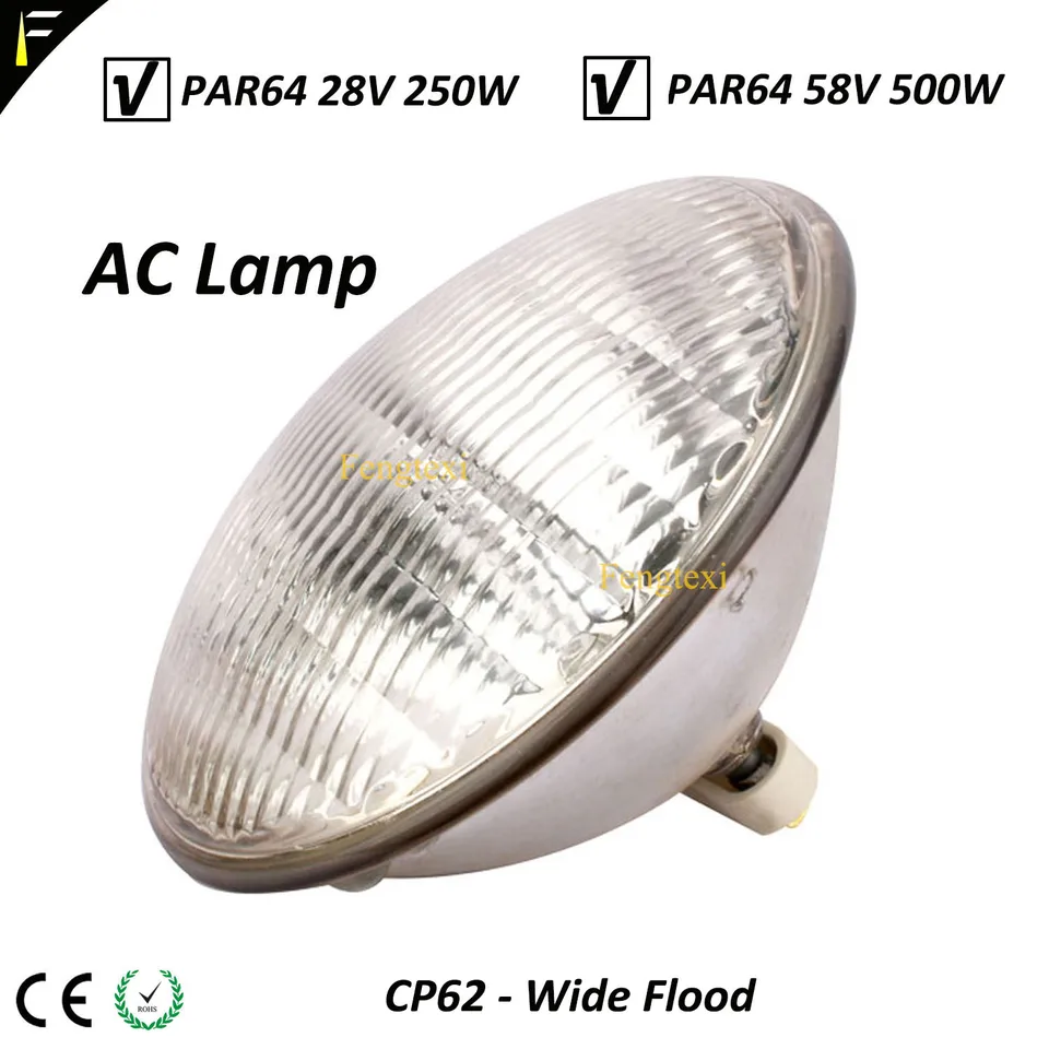 Traditional Par Lamp Par64 28V 250W AC Lamp CP60 For Par Light PAR