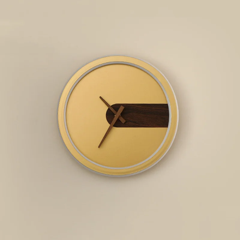 Modern Led Wall Lamp Mute Clock Sconce Lamp Living Room Bedroom Hotel Background Wall Light Indoor Home Decoration Lighting