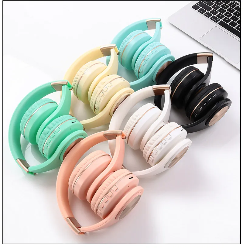 Tourya A1 Bluetooth 5,0 наушники беспроводные наушники с микрофоном Поддержка Tf карты наушники Регулируемая складная гарнитура для телефона