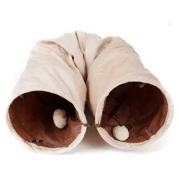 

Practical Cat Tunnel Pet Tube Collapsible Play Toy Indoor Outdoor Kitty Puppy Toys for Puzzle Exercising Hiding Training