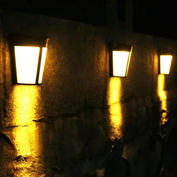 

6LED Solar Power Light Control Wall Light Outdoor Waterproof Energy Saving LightStreet Yard Path Light Home Garden Solar Light
