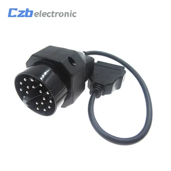 

Heavy Duty Construction 20 Pin Socket to OBD2 OBD 2 Female 16 Pin Auto Car Connector Adapter Cable Car Supplies For BMW