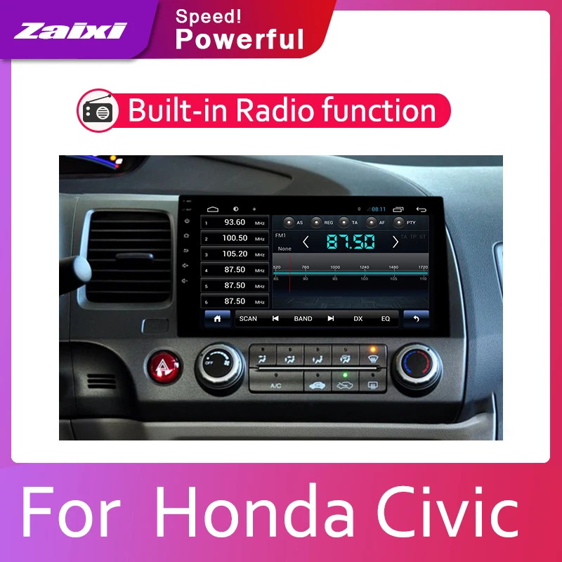 Clearance ZaiXi Car Android System 1080P IPS LCD Screen For Honda Civic 2006~2011 Car Radio Player GPS Navigation BT WiFi AUX 1 Clearance ZaiXi Car Android System 1080P IPS LCD Screen For Honda Civic 2006~2011 Car Radio Player GPS Navigation BT WiFi AUX 1