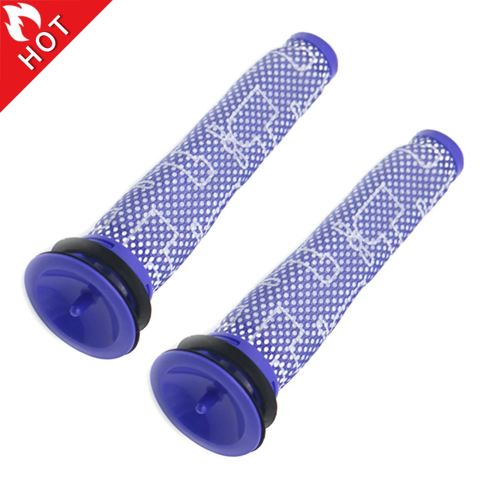 2pcs Pre Motor Washable Head HEPA Filter for Dyson V6 V7 V8 DC62 DC61 DC58 DC59 DC74 # 965661-01 Vacuum Cleaner Parts | Бытовая техника