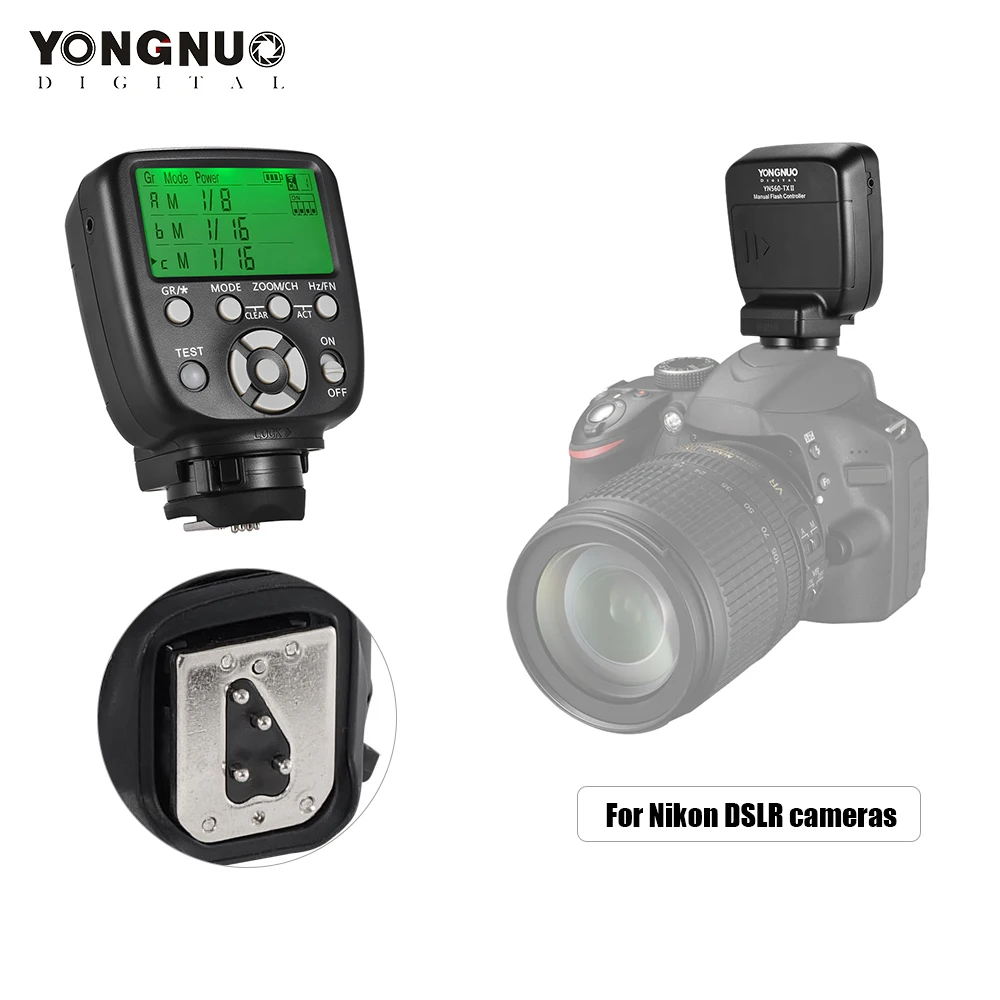 YONGNUO YN560-TX II беспроводной триггер контроллер Trasmitter для Yongnuo YN-560III YN560IV RF-602 RF-603 II для Canon Nikon