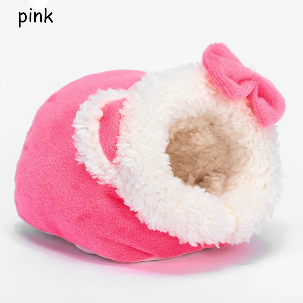 Pink Cutton клетка для хомяка маленькая животное морская свинка хомяк кровать-гнездо мини Животное Мыши Крысы теплое гнездо морская свинка аксессуары - Цвет: Pink
