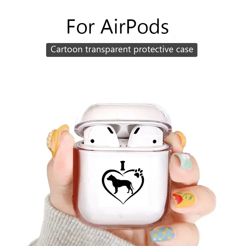 Милый чехол для Airpods 1 2 с беспроводным зарядным чехлом Air Pods pro противоударные