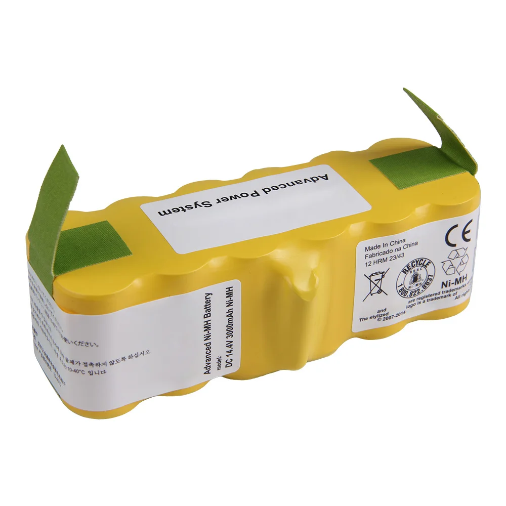 Batteria Ni-MH 14.4V 5000mAh Per IRobot Roomba 500-800 Series - Ricambio Con Spazzole Laterali Incluse - Foto 3