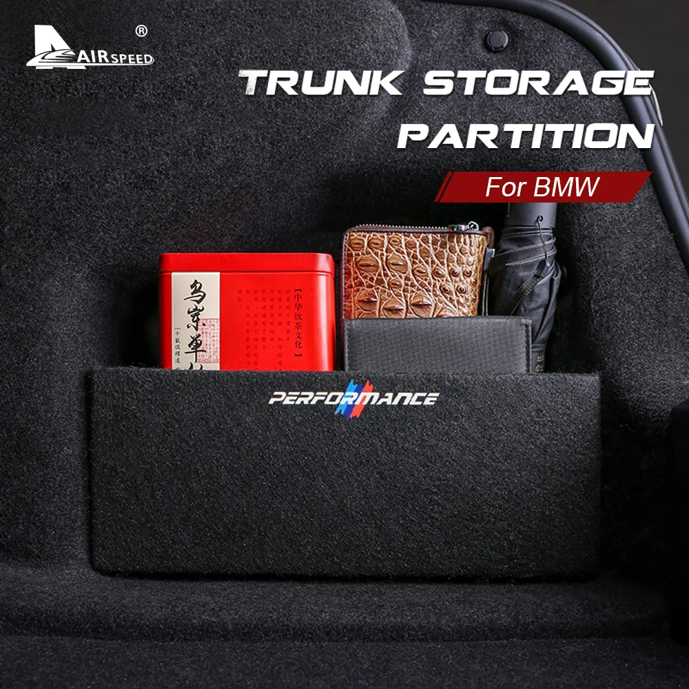 AIRSPEED for BMW 3 5 Series F52 F30 G20 G30 F10 6GT G32 F48 G01 X5 F15 G05 Accessories Car Trunk Stowing Storage Organizer Board