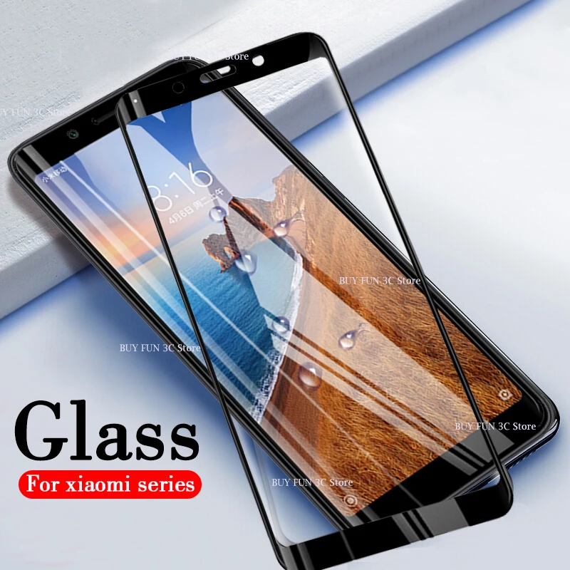 

ksiomi redmi 6a Protective Glass For xiaomi redmi 7a 5a Tempered Glas Screen Protector xiami xiomi A7 A6 A5 5 6 7 A safety film