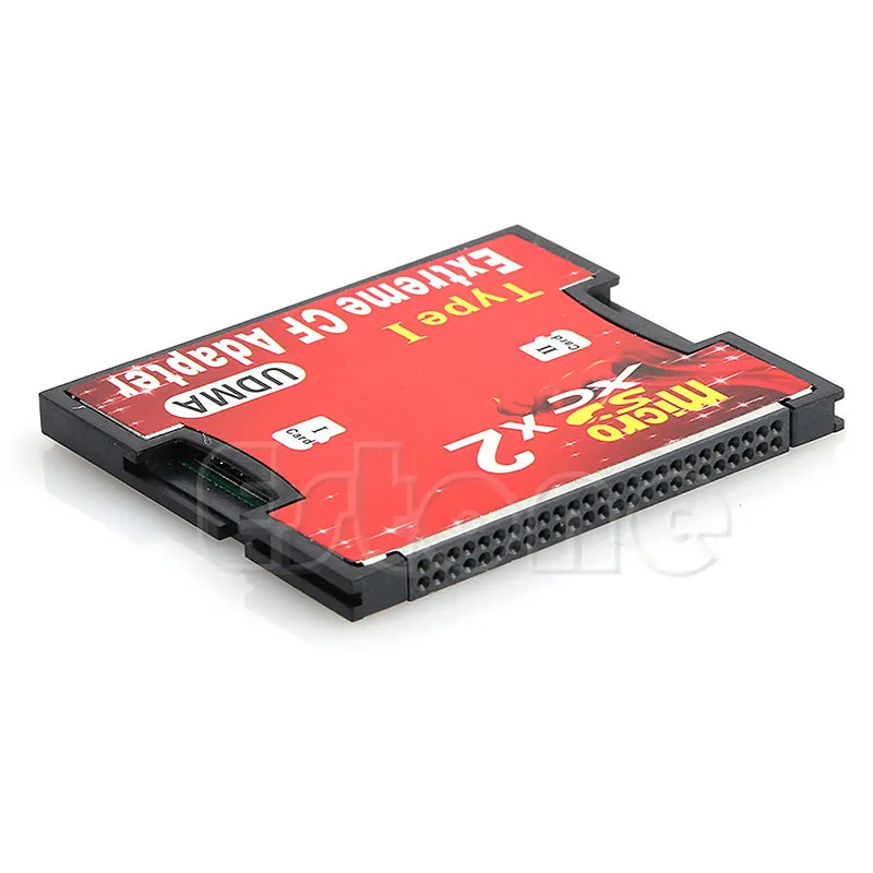 2 порта слот micro SD TF SDHC для типа I Compact Flash Card CF Reader адаптер CI
