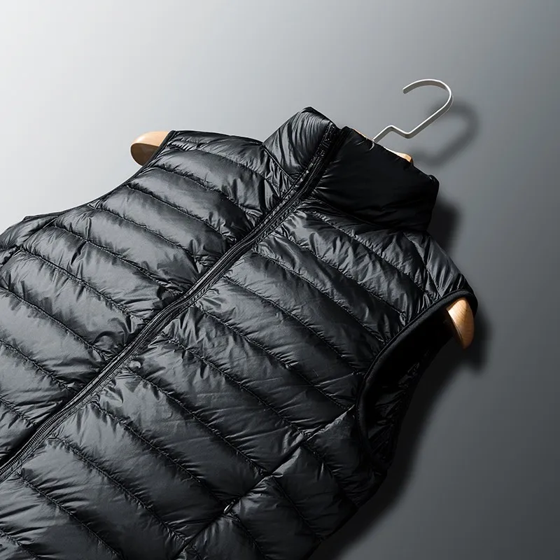 Duck Down Vest Men and Women Universal Spring Light Jackets Fashion Sleeveless Outerwear Coat Autumn Coat White Duck Down Duck Down Vest Men and Women Universal Spring Light Jackets Fashion Sleeveless Outerwear Coat Autumn Coat White Duck Down