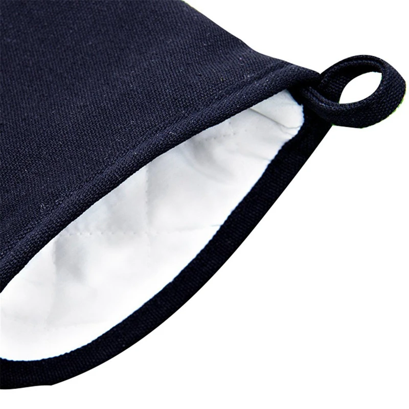 Очень длинные Силиконовые Прихватки для духовки сверхмощные коммерческий класс Прихватки для духовки термостойкие перчатки для барбекю со стеганой хлопковой подкладкой 2 Pac