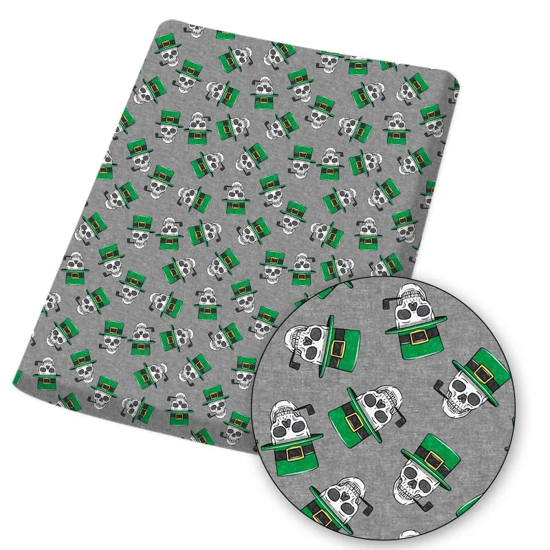 

Polyester Cotton Fabric Sheet Cloth Fabrics Hat Cartoon Printed For DIY Bag Craft Home Textile Doll Sewing Materials 45*150cm/pc