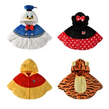 Фланелевая детская накидка с Рисунком Тигра, утки, детские халаты для сна, Детские теплые пижамы с капюшоном для мальчиков и девочек, пижамы для сна с животными Фланелевая детская накидка с Рисунком Тигра, утки, детские халаты для сна, Детские теплые пижамы с капюшоном для мальчиков и девочек, пижамы для сна с животными