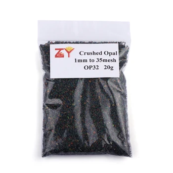 

(20 gram/lot) Free Shipping Wholesale OP32 Opal Crush/Synthetic Opal Chip/1.5mm 160mesh Opal