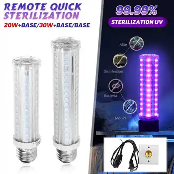 

LED UVC Germicidal Lamp UV Sterilization Disinfection Lamp Ultraviolet Corn Bulb Ozone Led Lights Home Clean Air Kill Mites