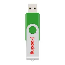 J-boxing Green 16GB USB флеш-накопители, складные ручки, поворотный флеш-накопитель, USB карта памяти для компьютера, Mac, планшета, флеш-накопитель
