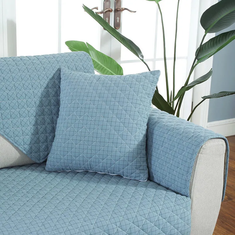 Стеганый диван Settee чехол сплошной Цвет Мягкая дышащая подушка чехол для домашних животных собак E2S